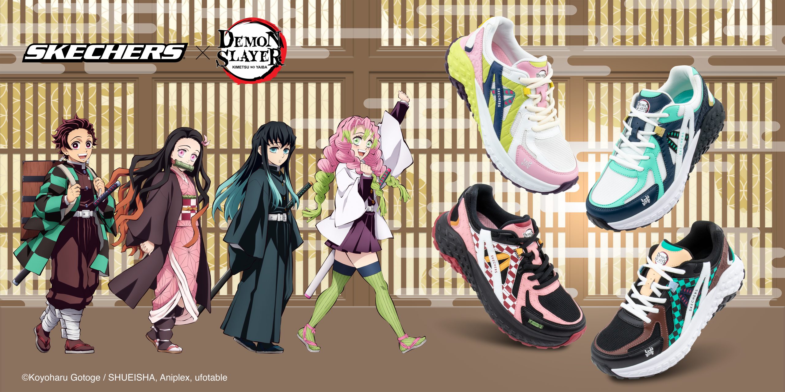 Skechers Kembali Dengan Koleksi Terbaharu Skechers x Demon Slayer