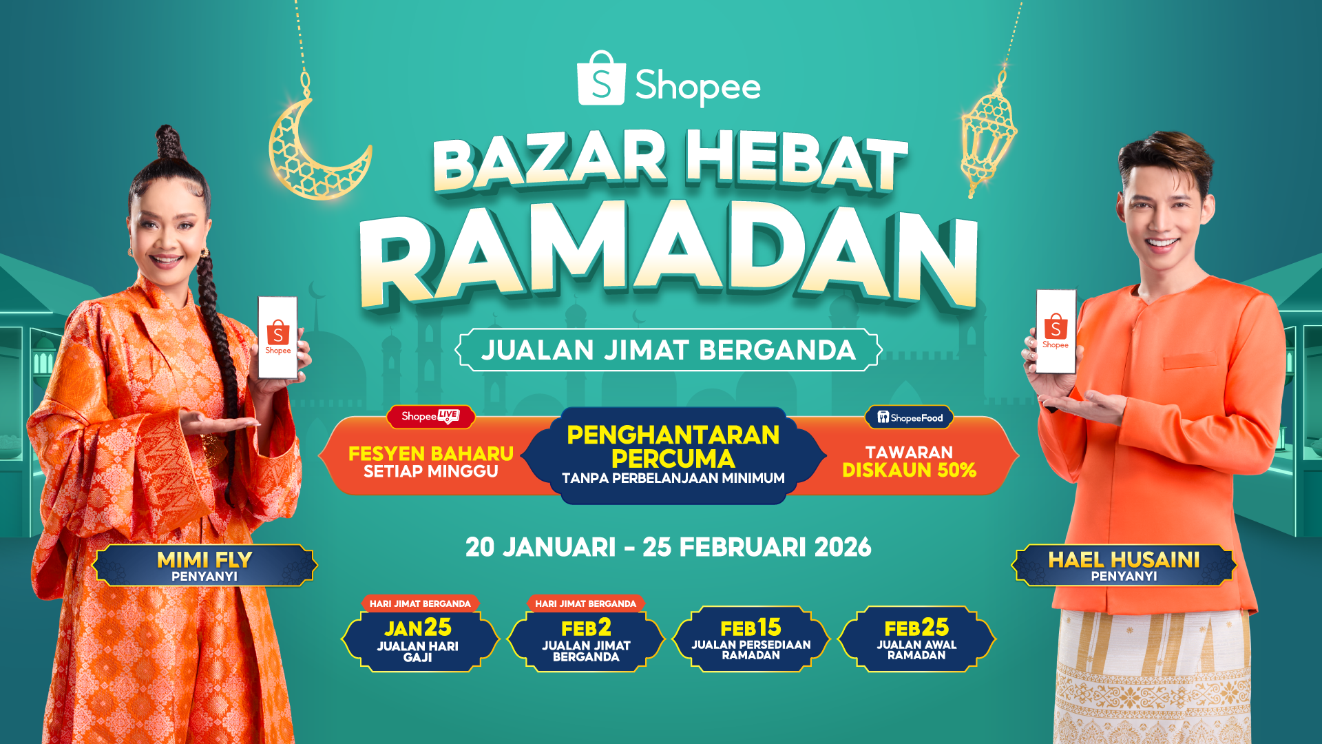 Shopee Bazar Hebat Ramadan Tawar Diskaun Sahur Dan Selepas Iftar Sepanjang Bulan Puasa