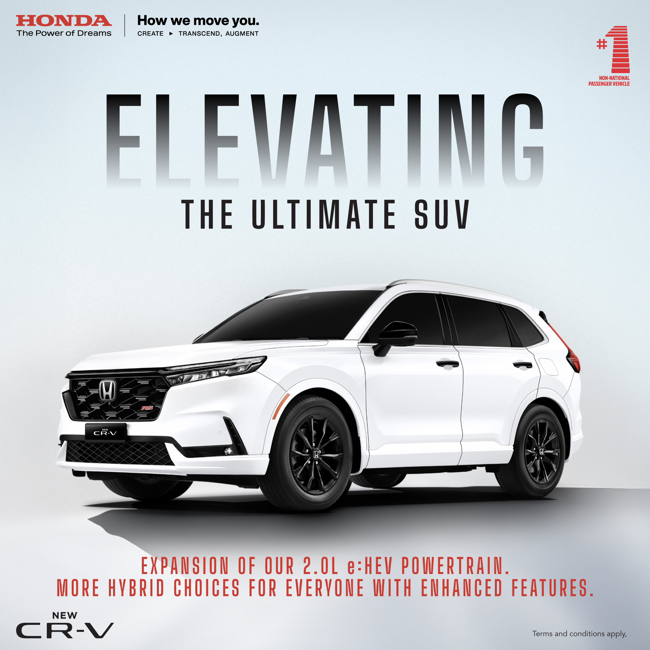 Honda CR-V 2026 Kini Dengan Dua Varian e:HEV 2.0L – Harga Jualan Bermula RM178,200