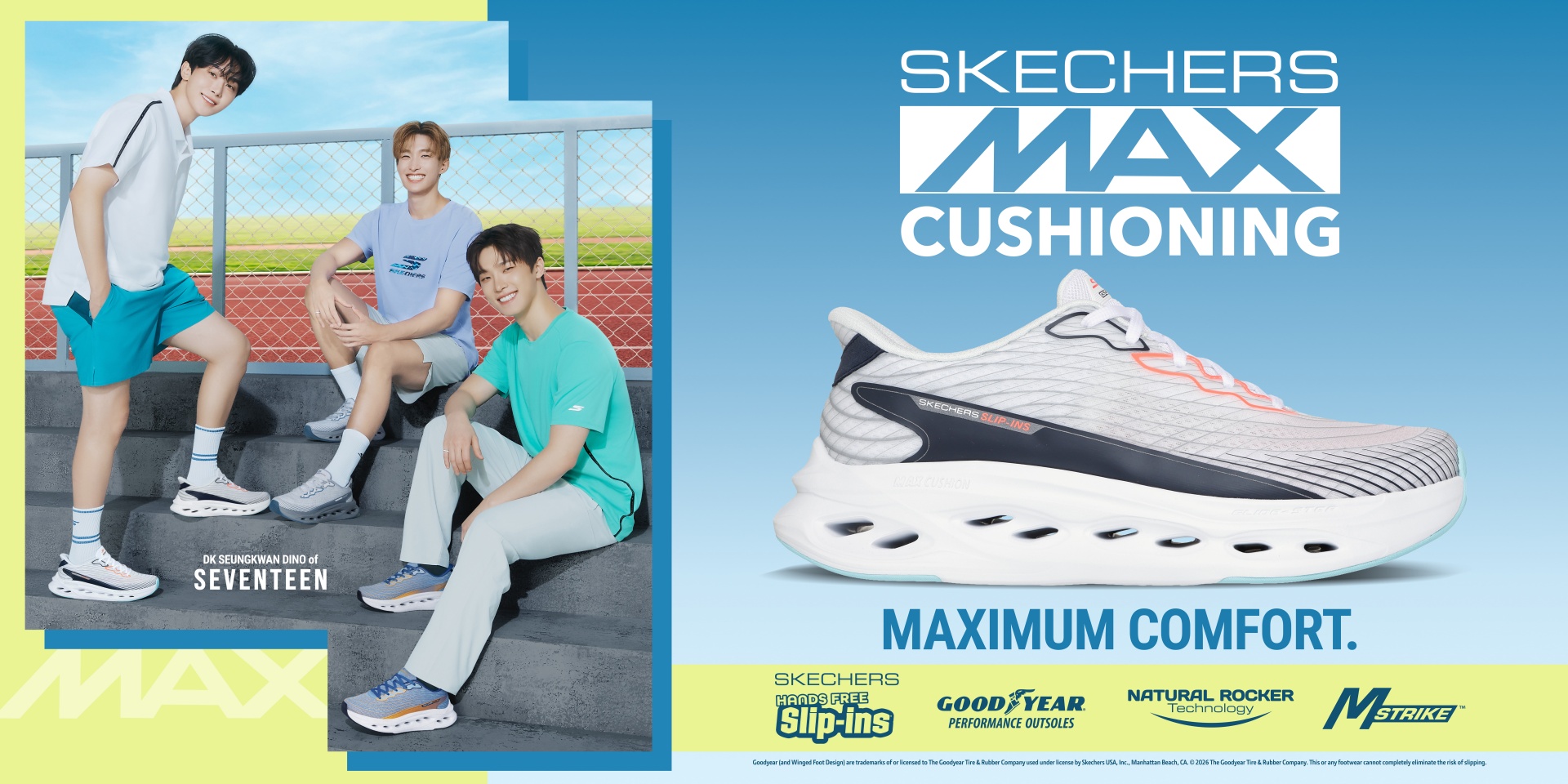 Skechers Memperkenalkan Semula Max Cushioning Glide-Step – Tampil DenganVersi Slip-In Dan Lace-Up