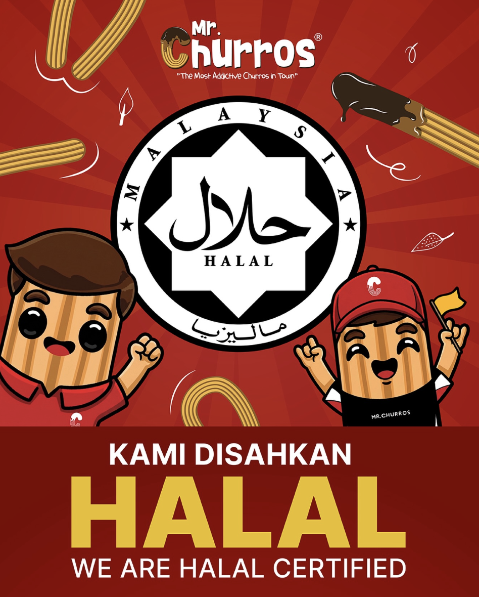 Mr. Churros Kini Disahkan Halal Oleh JAKIM