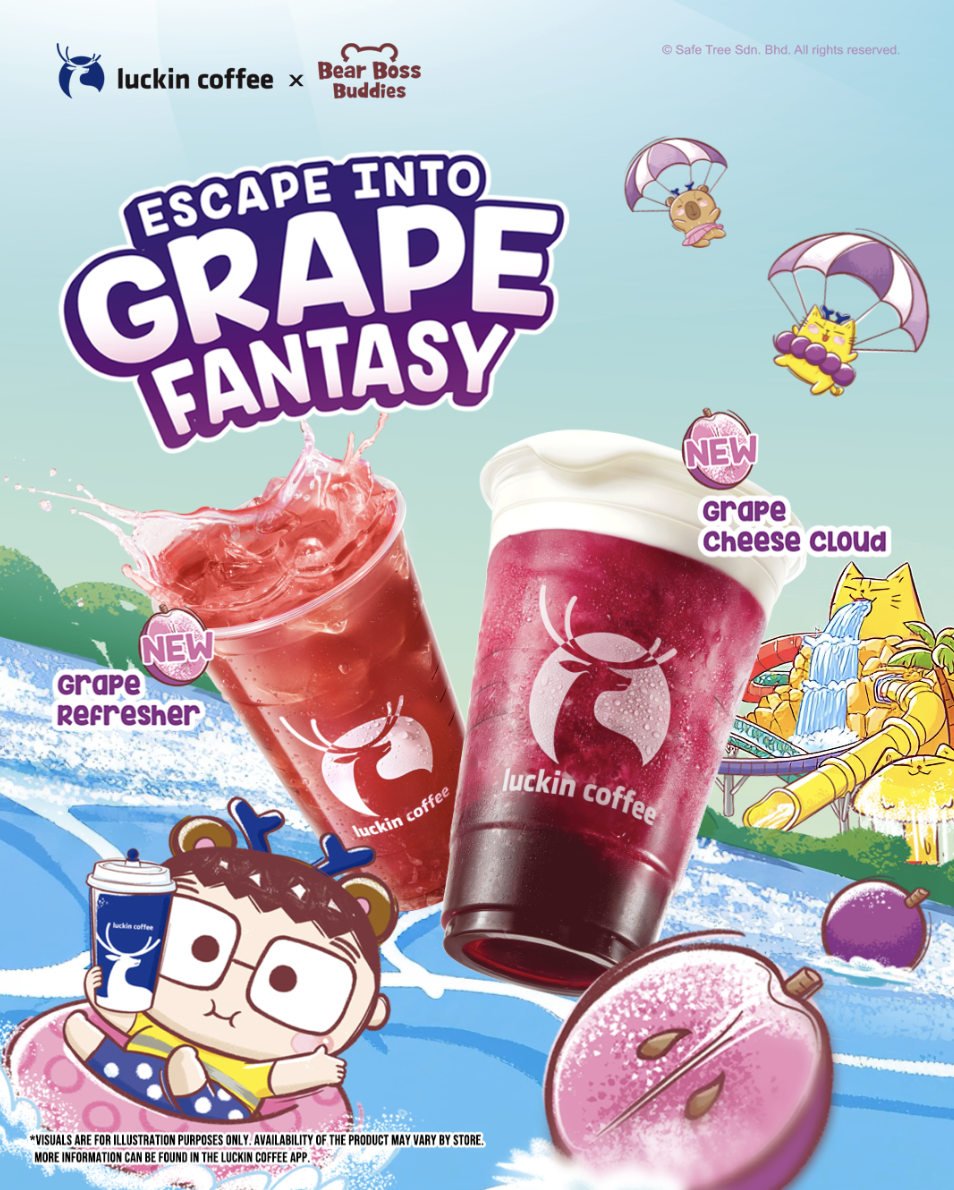 Luckin Coffee Malaysia X Bear Boss Buddies – Tampil Siri Minuman Anggur Edisi Istimewa