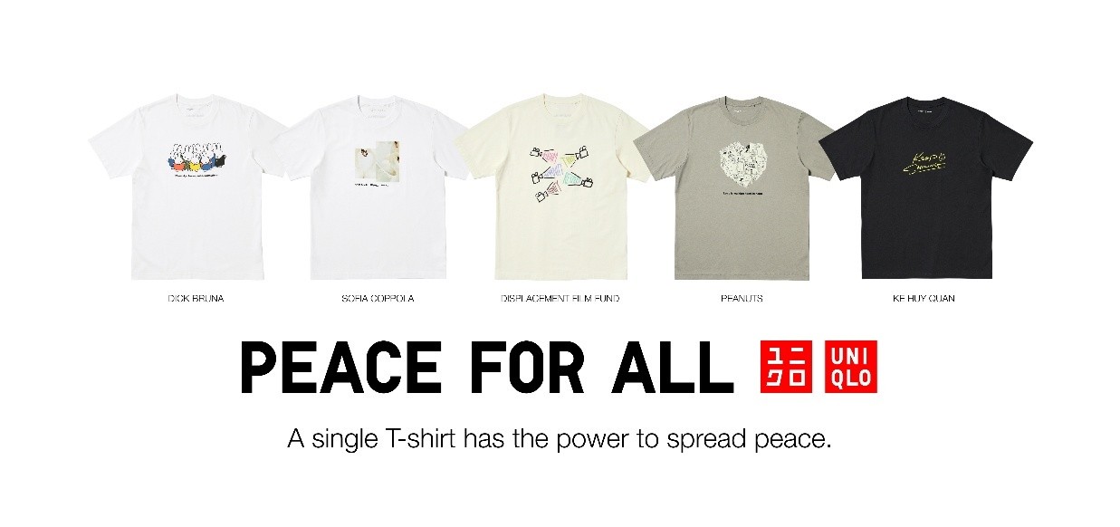 UNIQLO Hadir Dengan 5 Rekaan Baharu PEACE FOR ALL – Lebih 10 Juta T-Shirt Terjual Di Seluruh Dunia