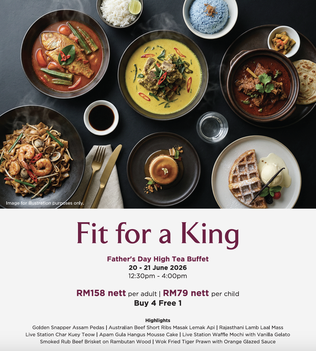 Jom Raikan Hari Bapa Di Hotel Hilton Sekitar Lembah Klang – Nikmati Bufet, Menu Jepun Dan Hidangan Kantonis Istimewa