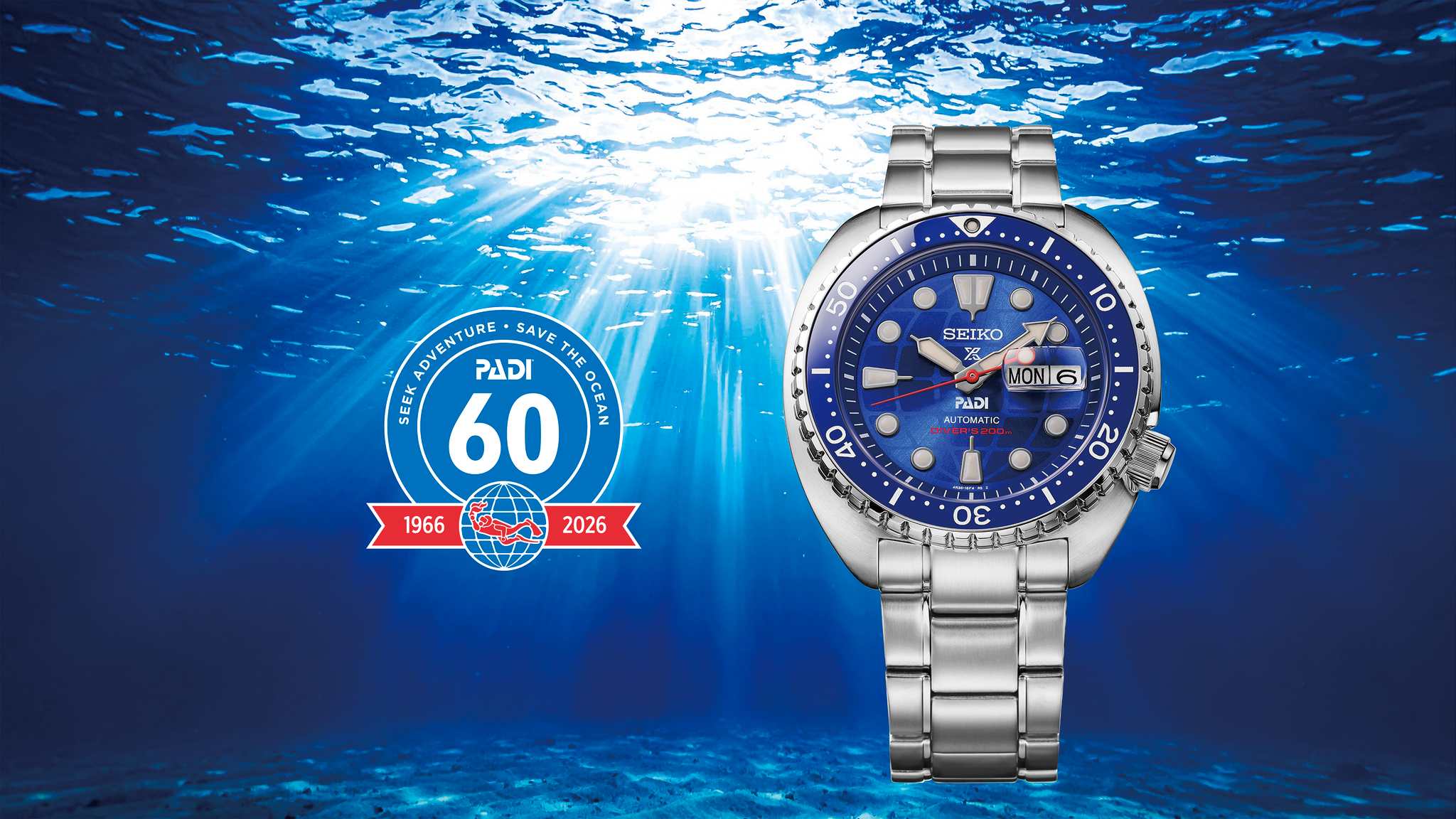 Seiko Prospex Melancarkan Jam Tangan Selam Edisi Terhad Sempena Ulang Tahun Ke-60 PADI