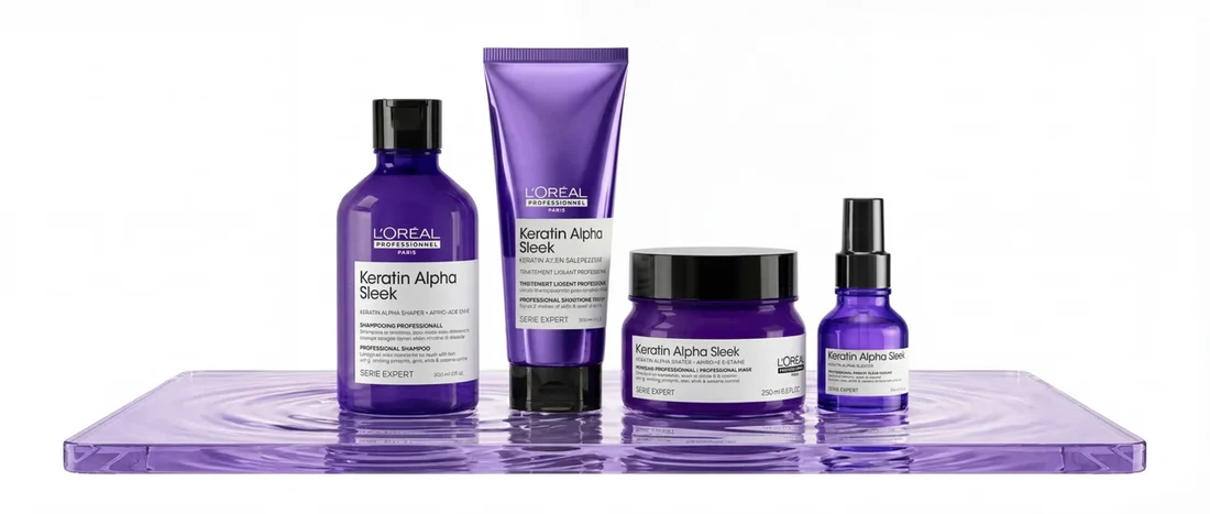L’Oréal Professionnel Memperkenalkan Keratin Alpha Sleek Untuk Rawatan Rambut Di Rumah