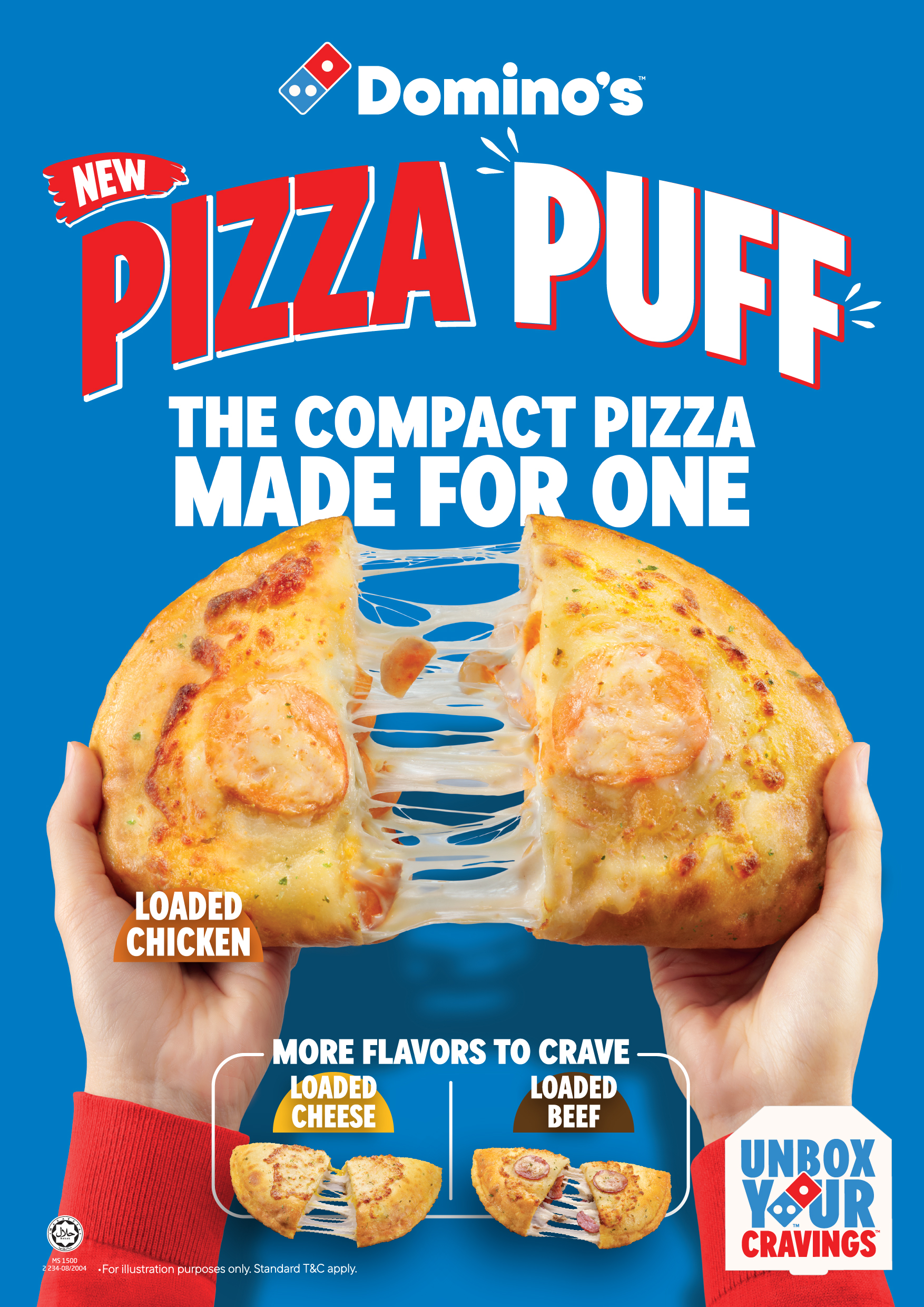Domino’s Malaysia Memperkenalkan Pizza Puff Baharu Pada Harga RM9.90