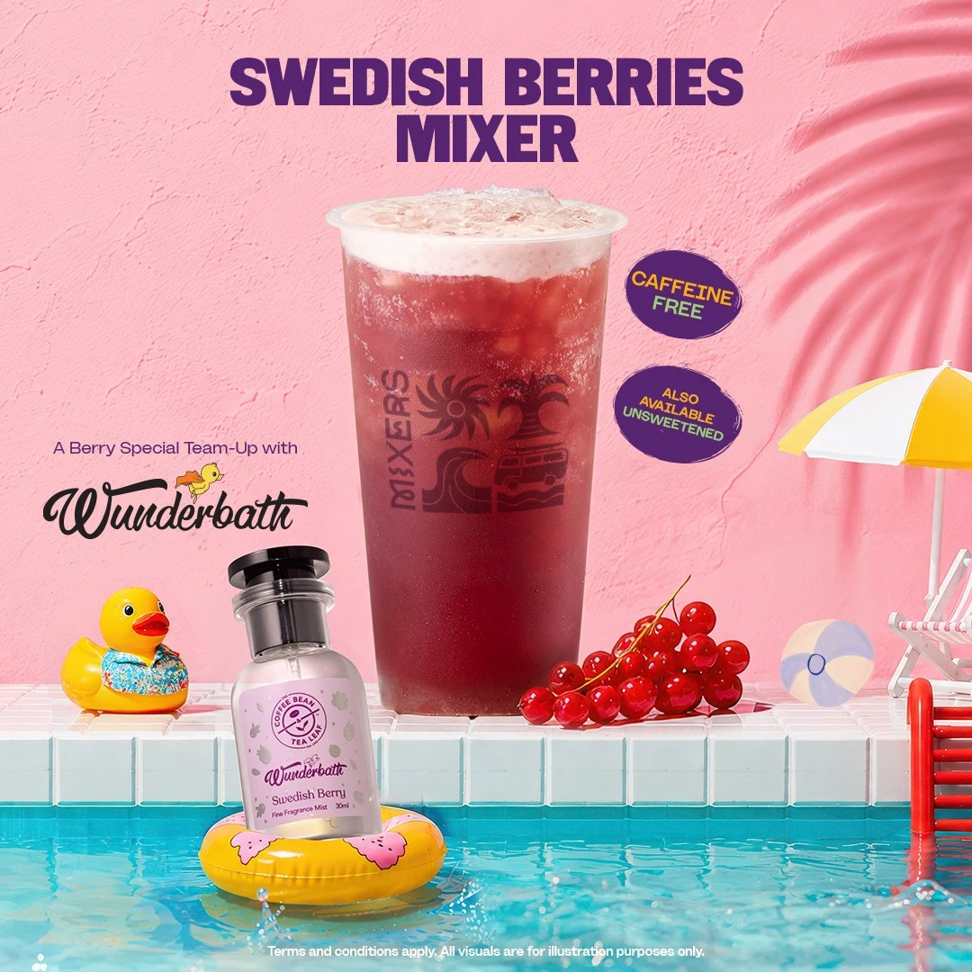 CBTL x Wunderbath Hadir Dengan Wangian Swedish Berries Mixer
