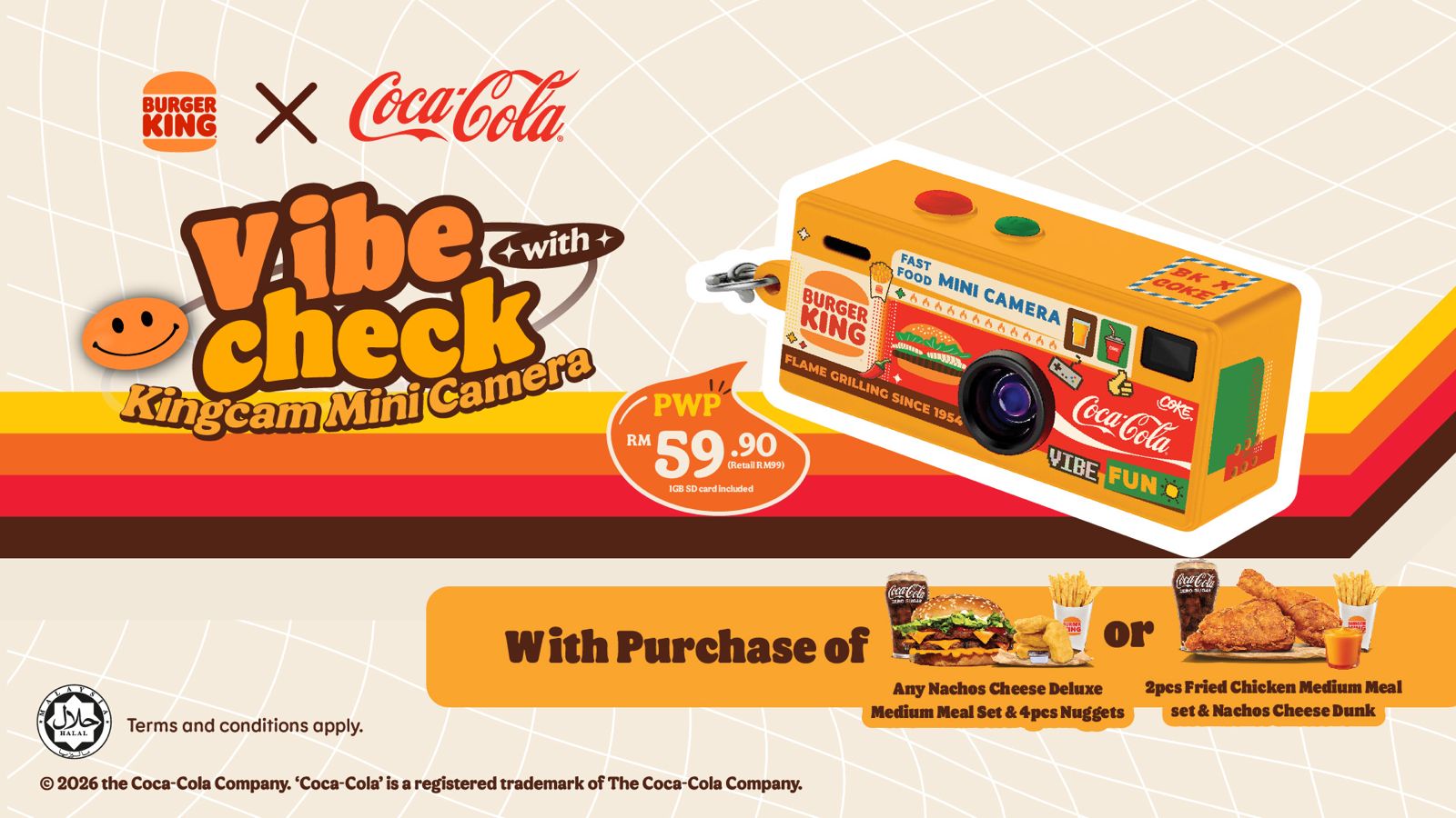 Burger King Malaysia Lancar KingCam Mini Camera Edisi Terhad Bersama Coca-Cola