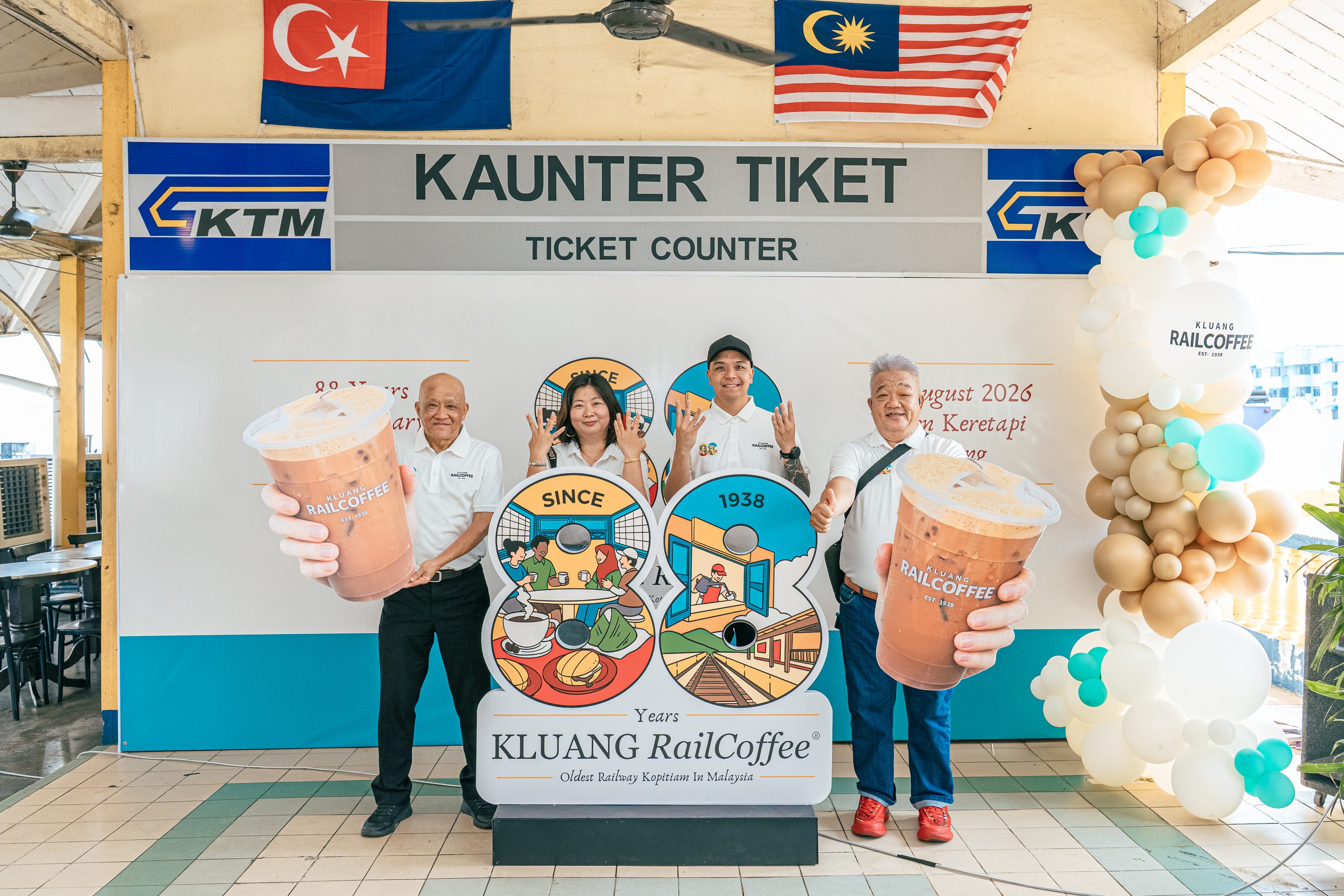 Kluang RailCoffee Kini Sudah 88 Tahun – Bermula Sebagai Kluang Railway Station