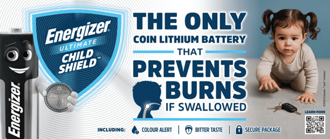 Energizer Memperkenalkan Ultimate Child Shield Di Malaysia – Bateri Syiling Yang Cegah Lecur Jika Tertelan