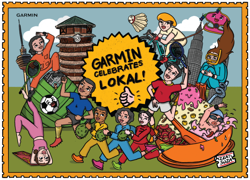 Garmin Kolaborasi Bersama Izzati Suza Untuk Raikan Semangat Lokal Sempena Hari Merdeka