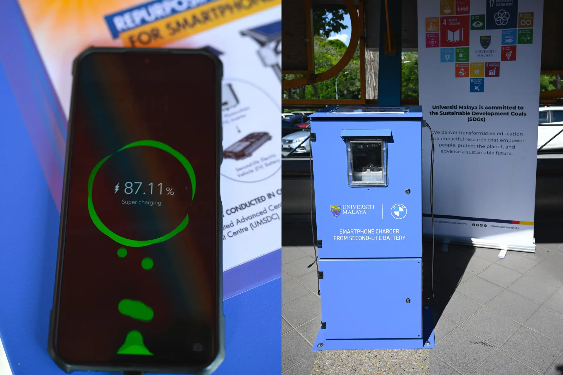 Bateri EV BMW Terpakai Kini Digunakan Untuk Mengecas Telefon Pintar Di Universiti Malaya