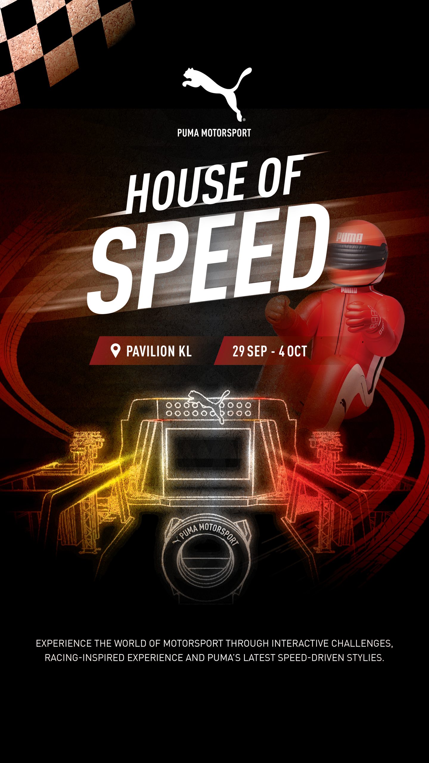 PUMA House of Speed Bawakan Pengalaman Formula 1 Ke Pavilion KL