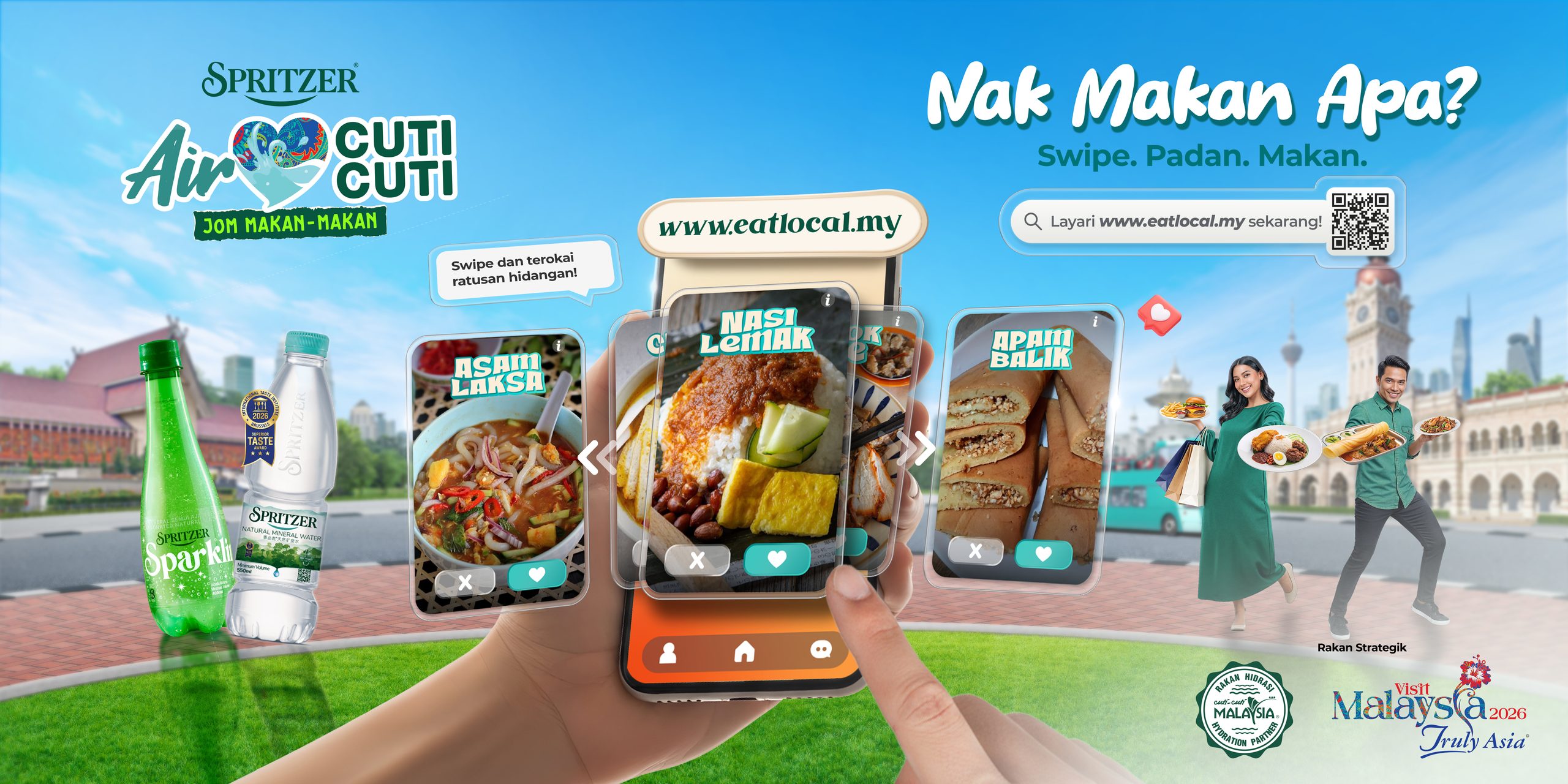 Spritzer Dan Tourism Malaysia Memperkenalkan Platform Cari Makanan Tempatan