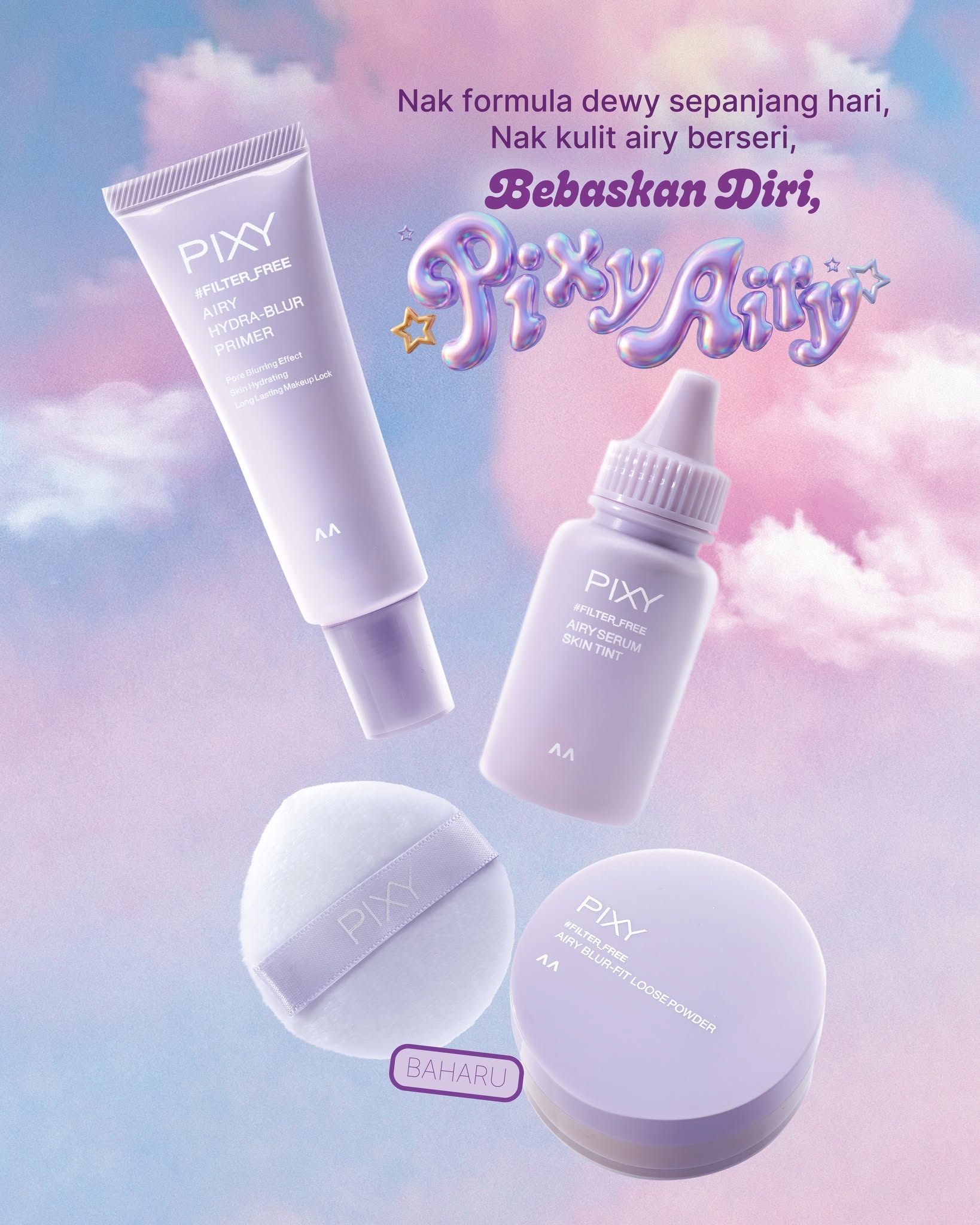 PIXY Hadir Dengan Koleksi Solekan Baharu Menerusi Siri Airy