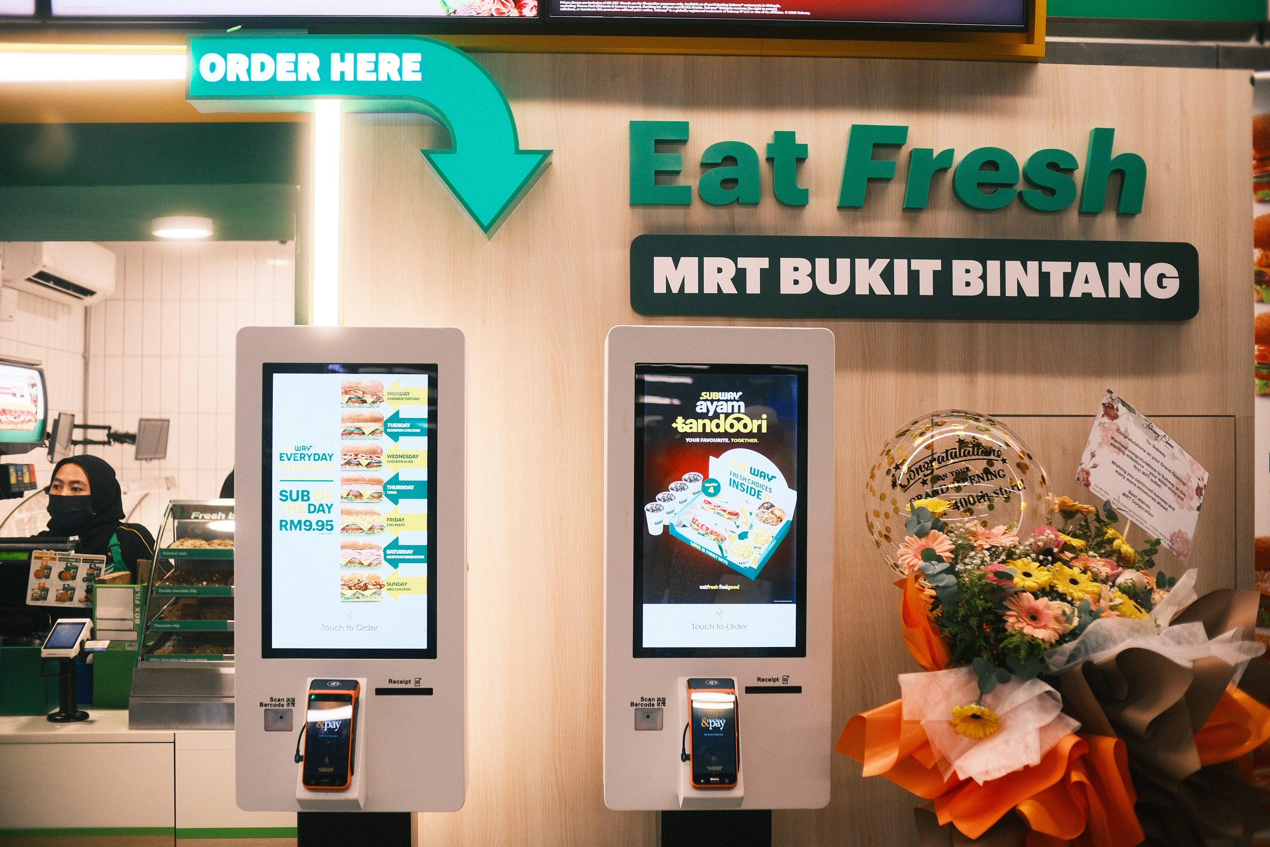 Subway Malaysia Raikan Restoran Ke-400, Buka Cawangan Dalam Stesen MRT Pertama Di Bukit Bintang