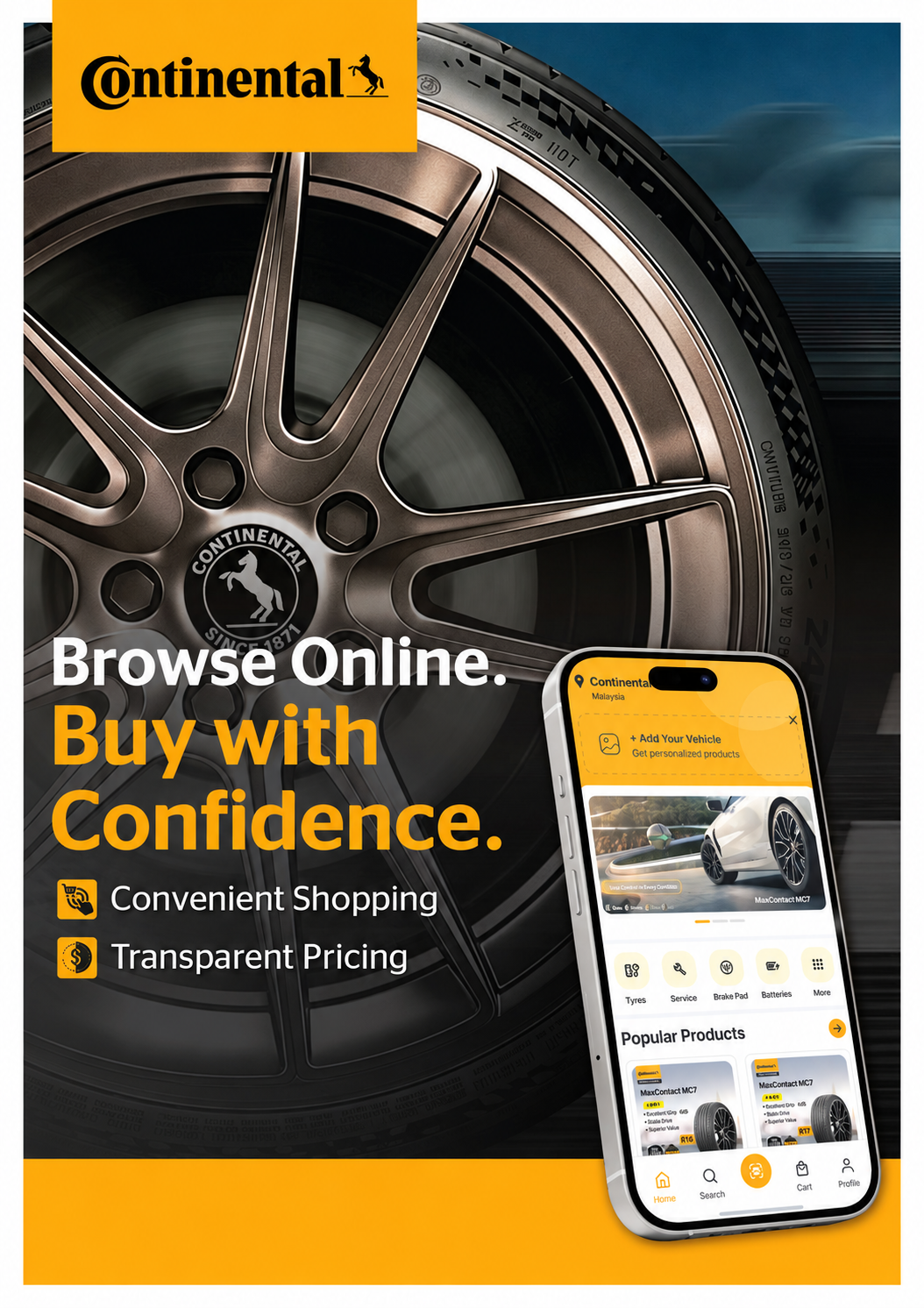 Continental Tyres Malaysia Memperkenalkan In-Store Marketplace