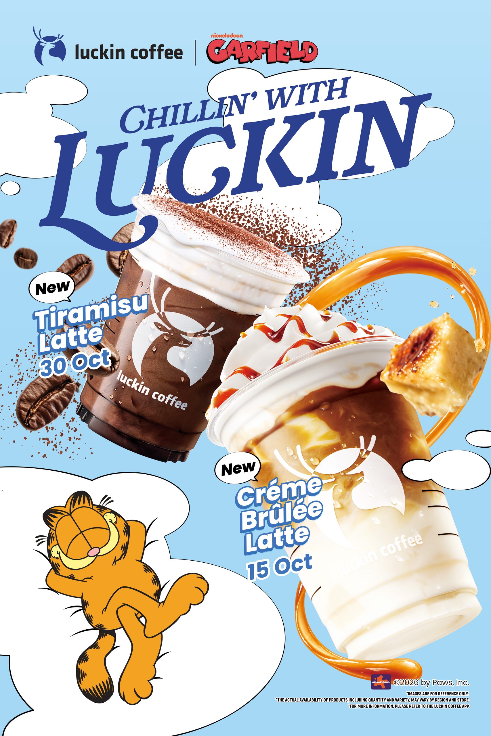 Luckin Coffee x Garfield Menampilkan 4 Minuman Baharu Dan Barangan Edisi Terhad