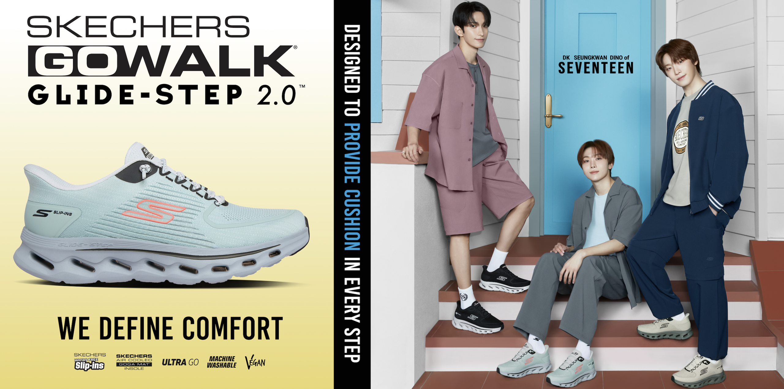 Skechers GOwalk Glide-Step 2.0 Diperbuat Menggunakan 100% Bahan Vegan, Harga Bermula RM479